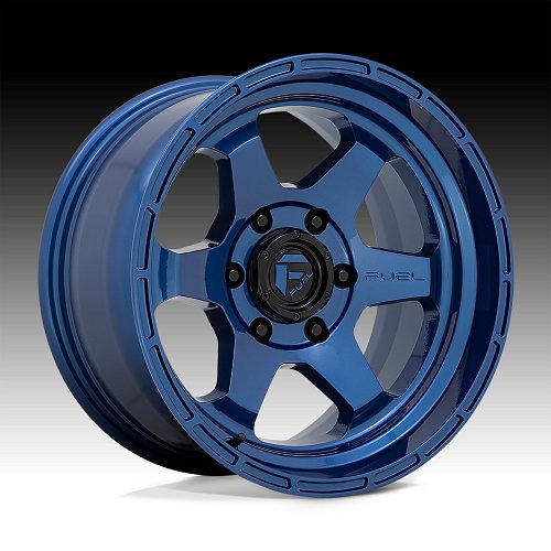 Fuel Shok D739 Dark Blue Custom Wheels Rims 1